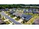 Bird's eye view of neighborhood with sidewalks and manicured lawns at 1825 Lotus Ln, Denver, NC 28037