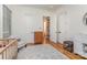 Bright Bedroom featuring hardwood floors, modern decor, and storage at 1830 Wickford Pl, Charlotte, NC 28203