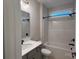 Simple bathroom with a single vanity and a tub-shower combo at 2046 Sabra St # Cwo0006, Gastonia, NC 28054
