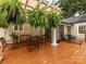 Outdoor patio features potted plants, pergola, and exterior access to interior at 2432 Hassell Pl, Charlotte, NC 28209