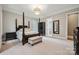 Spacious primary bedroom suite with walk in closet and elegant fixtures at 309 Palm Cove Way, York, SC 29745