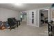 Finished basement area with office space and additional rooms nearby at 327 Wilby Dr, Charlotte, NC 28270
