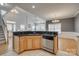 View of kitchen with stainless steel appliances and granite countertops at 328 Rose Garden Ct, Rock Hill, SC 29732