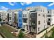 Exterior elevation of townhomes at 4011 Tundra Rd, Charlotte, NC 28203