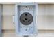 Close-up of a 50A 125/250V electrical outlet, securely mounted for RV or trailer use at 407 Orchard Ln, Belmont, NC 28012