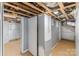 A view of the unfinished basement at 417 S Broad St, Gastonia, NC 28052
