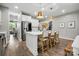 Bright kitchen features a center island with seating and stainless steel appliances at 4842 Durneigh Dr, Kannapolis, NC 28081