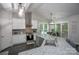 Stylish kitchen with an island, granite counters and stainless appliances at 6009 Swanston Dr, Charlotte, NC 28269