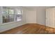 Bedroom featuring hardwood floors, natural light and neutral paint at 6016 Gray Gate Ln # C, Charlotte, NC 28210