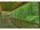 Cozy screened-in porch with wooded view, perfect for relaxing in a serene setting at 6016 Gray Gate Ln # C, Charlotte, NC 28210