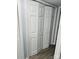 Hall closet featuring bi-fold doors at 8029 Cedar Glen Dr, Charlotte, NC 28212