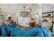 Spacious open concept living area features a stairway, and flows into the dining area at 8605 Tamarron Dr, Charlotte, NC 28277