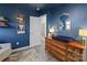 Blue Bedroom featuring a dresser with changing station and neutral walls with colorful accents at 906 Eastwood Dr, Rock Hill, SC 29730
