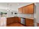 Eat-in kitchen featuring stainless steel appliances and granite countertops at 9230 Loch Glen Way, Charlotte, NC 28278