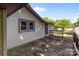 Wooden deck in the backyard offering a serene outdoor space with privacy and room for relaxation at 94 Sumner Nw Ave, Concord, NC 28027