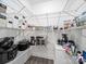 Well-organized walk-in pantry with wire shelving and clear storage containers for easy access at 9712 Worley Dr, Charlotte, NC 28215