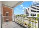 Cozy balcony overlooking city streets and greenery at 14853 Santa Lucia Dr, Charlotte, NC 28277