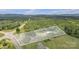 Aerial view of the property with boundary lines, lush greenery, and surrounding trees at 1770 Nc 90 W Hwy, Taylorsville, NC 28681