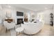 Inviting living room featuring a fireplace, hardwood floors, and elegant furniture at 219 Tillery Ln # 755, Mount Gilead, NC 27306