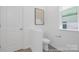 Modern powder room with white fixtures, and a clean, minimalist design at 219 Tillery Ln # 755, Mount Gilead, NC 27306