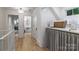Hallway with wood floors with views to the bedroom and bathroom at 2268 New Gray Rock Rd, Fort Mill, SC 29708