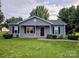 Charming single-story home featuring gray siding, black shutters, and a well-maintained lawn at 290 Greentree Dr, Rock Hill, SC 29730