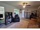 A well lit living room featuring comfortable seating and unique décor at 290 Greentree Dr, Rock Hill, SC 29730