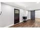 Mud room with an exterior door, a sink, and a sliding barn door at 330 Skyview Dr, Catawba, SC 29704