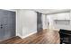 Mud room with storage and sliding barn door access to kitchen at 330 Skyview Dr, Catawba, SC 29704