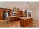 Expansive kitchen featuring double islands, granite countertops, and modern lighting at 416 E Park Ave, Charlotte, NC 28203