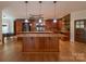 Spacious kitchen with dual islands, stone accents, and stainless steel appliances at 416 E Park Ave, Charlotte, NC 28203
