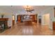 Open-concept kitchen with granite countertops, stainless steel appliances, and center island at 416 E Park Ave, Charlotte, NC 28203
