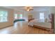 Main bedroom boasts natural light from multiple windows and features a window seat at 416 E Park Ave, Charlotte, NC 28203