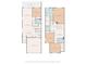 Detailed floor plan showcasing the layout of the home's first and second floors at 5062 Gribble Ln, Lancaster, SC 29720