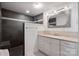 Updated bathroom featuring a shower and updated vanity at 534 W Kingston Ave, Charlotte, NC 28203