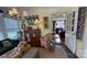 Charming sunroom with vintage furnishings, a chandelier, and a cozy atmosphere at 700 Valleyview Dr # 1, Albemarle, NC 28001