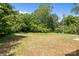 A spacious, dry, green backyard and a small concrete patio await in this grassy outdoor space at 706 Live Oak St, Shelby, NC 28150