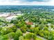 Overhead view of 8 Cauthen St with trees and surrounding neighborhood and roads at 8 Cauthen St, Rock Hill, SC 29730