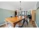 Open-concept dining room flows into the living area, creating a welcoming space for gatherings at 8381 Chatsworth Dr, Indian Land, SC 29707