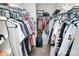 Walk-in closet with ample shelving and hanging space for organization at 8916 Inverness Bay Rd, Charlotte, NC 28278