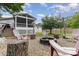 Charming backyard with a fire pit area and patio, ideal for outdoor gatherings and relaxation at 127 Leonidas St, Fort Mill, SC 29715
