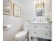 Stylish half bathroom features a modern vanity and decorative accents at 127 Leonidas St, Fort Mill, SC 29715