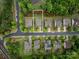 Drone shot exhibiting the house and yard size, along with the surrounding neighborhood at 15630 Oleander Dr, Charlotte, NC 28278