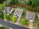 Aerial view of the home displaying its attractive curb appeal, landscaping, and neighborhood setting at 15630 Oleander Dr, Charlotte, NC 28278