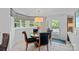 Dining room boasts an exterior view with a patio at 17938 John Connor Rd, Cornelius, NC 28031