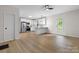 Bright and airy kitchen with stainless steel appliances, white cabinets, and an open layout at 18 S Coulter Ave, Newton, NC 28658