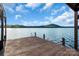 Picturesque lake view from the private dock, offering tranquility and scenic beauty at 204 Ridge Dr # 12 12-1 12-2, Troy, NC 27371