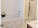 Clean and bright bathroom with a separate tub and shower featuring new tile at 2061 Argentum Ave # 98, Fort Mill, SC 29707
