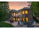 Beautiful brick home with a large patio and spiral staircase leading to the upper level at 2200 Capes Cove Dr, Sherrills Ford, NC 28673
