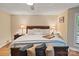 Relaxing bedroom with a plush bed, soft lighting, and neutral tones, creating a serene and inviting atmosphere at 2200 Capes Cove Dr, Sherrills Ford, NC 28673